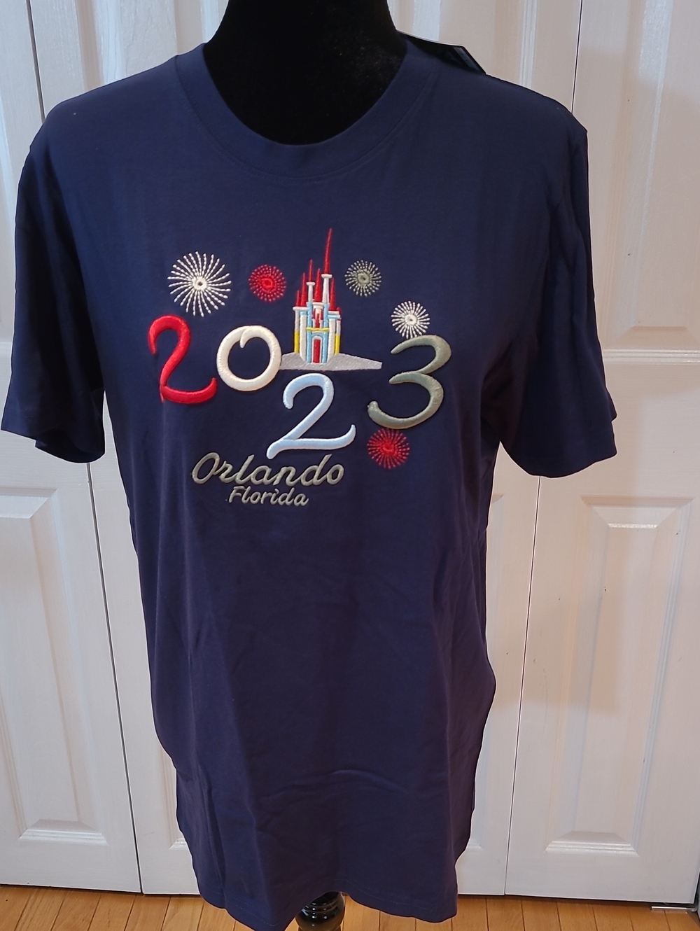 Navy Disney 2023 Orlando Graphic Short Sleeve Tee
